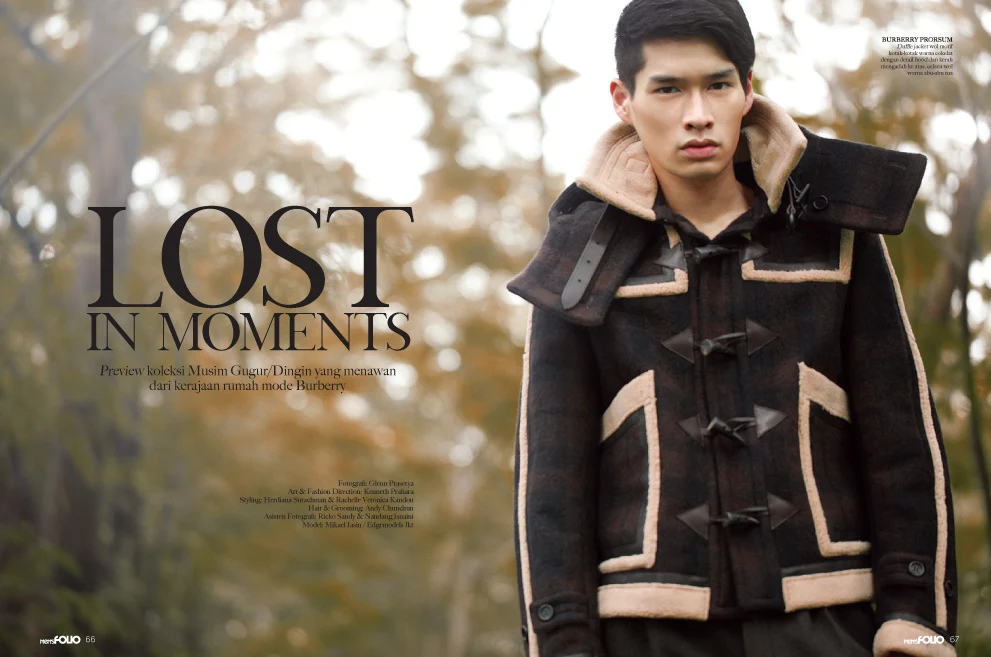 Mikael Jasin — lost in moments (editorial) Men's folio Indonesia by Glenn Prasetya