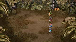 Romancing Saga 2 Remaster Battle Background Maze of Memory Green Labyrinth