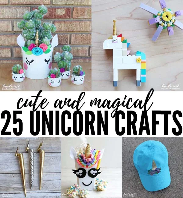 25 Magical Unicorn Crafts + DIY's!