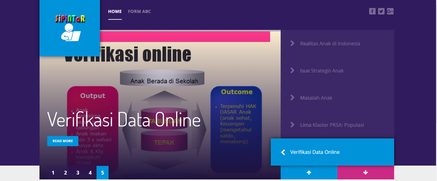 Aplikasi Online SIPINTAR buat LKSA ~ FORUM LKSA - PSAA 