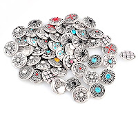 Chunks boutons pressions décoratifs pour bracelet cuir