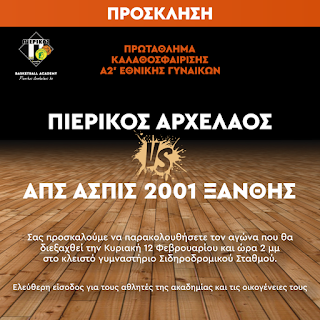 ΣΦΚ Πιερικός Αρχέλαος - ΑΠΣ Ασπίς 2001 Ξάνθης