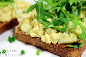 Mayo Free Egg Salad Canape