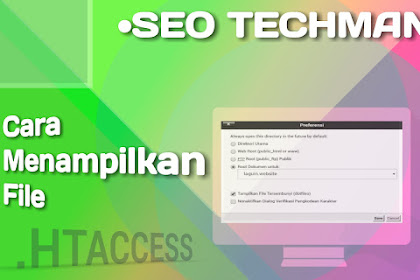Cara Menampilkan File Hidden .htaccess Di Cpanel