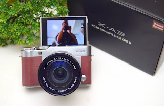 Jual Fujifilm X-A3 Second Fulset ( Color Brown Maron )