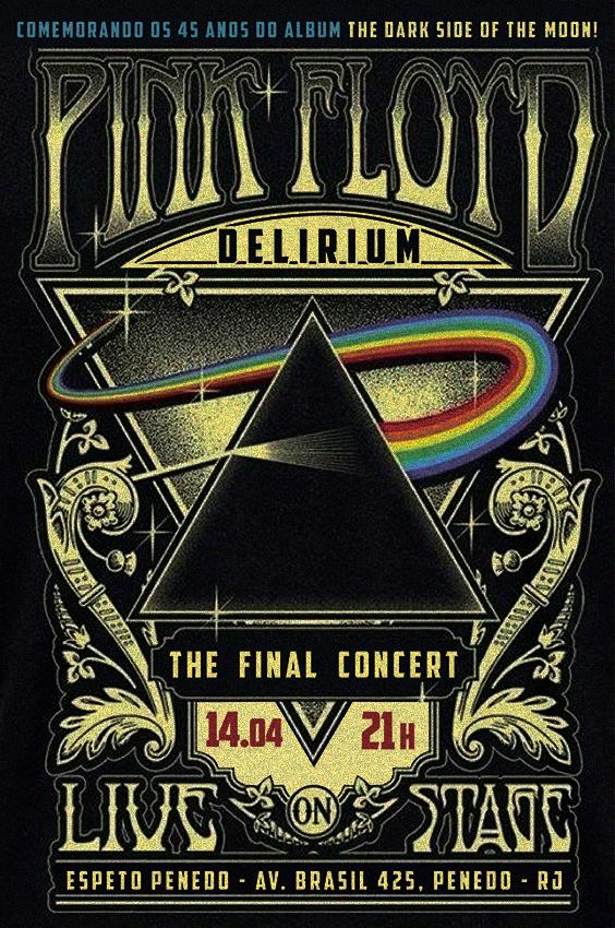 Pink Floyd Delirium  se apresenta nesse sábado no Espeto Penedo