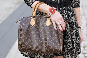 Louis Vuitton Speedy 30 bag, Sodini bracelet, BVLGARI BZero ring, Fashion and Cookies, fashion blogger