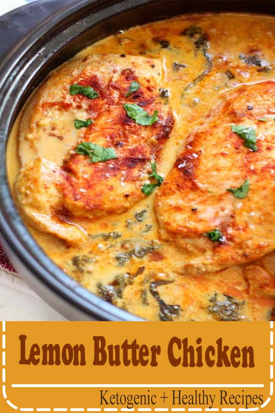 This savory Lemon Butter Chicken is just over the top! Full of flavor, every bite is unforgettable. The lemon cream sauce mixed with fresh garlic and Parmesan cheese pairs perfectly with the tender and juicy chicken. So savory...this dish will leave you coming back for more!