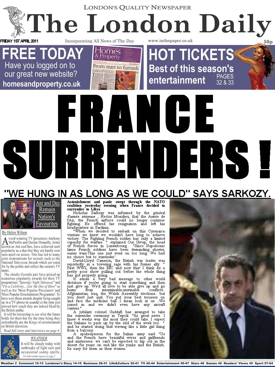 Capitalists@Work: France Surrenders!