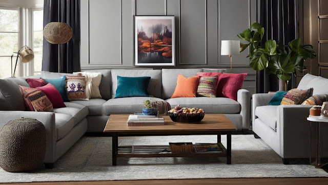 living room decor ideas grey couch