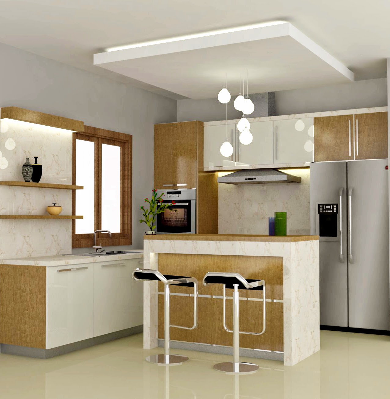 Desain Interior Dapur Rumah  Minimalis Rumah  Minimalis Sederhana