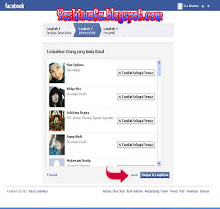 Cara membuat akun Facebook.