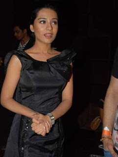 Amrita Rao in Black Dress at Maxim Magazine Launch