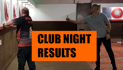 West City Darts Club Night Results 19th Nov