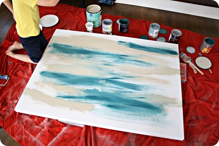 DIY canvas art
