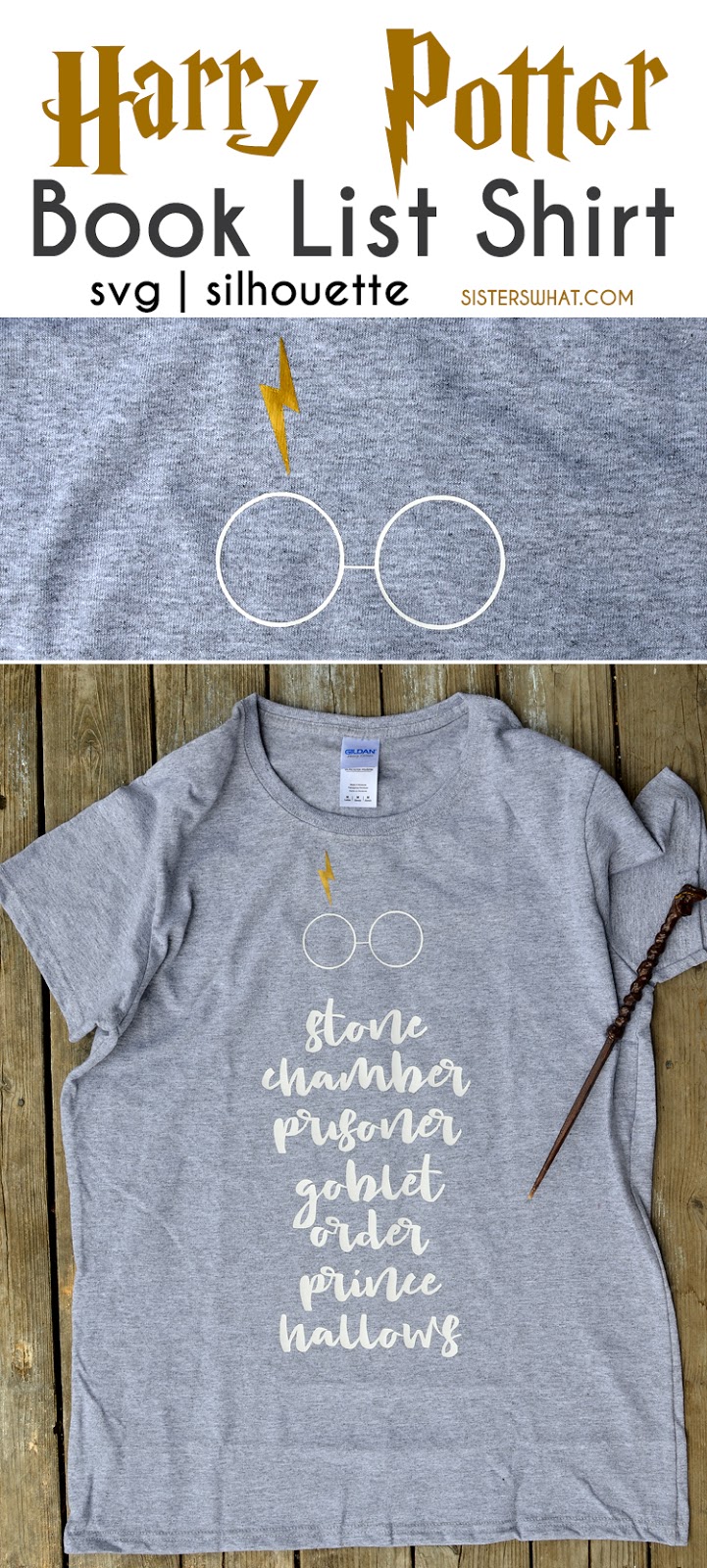 Download A fun DIY Harry Potter Book list shirt with free svg and ...