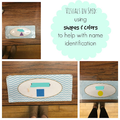 Visuals in a Special Education Classroom