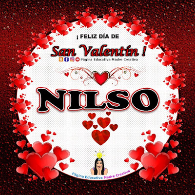 Feliz Día de San Valentín - Nombre Nilso