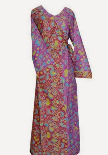 model baju batik muslimah