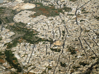 Imagen aérea de Mosta.