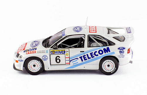 wrc coleccion salvat argentina, ford escort rs cosworth 1:43 carlos menem jr.