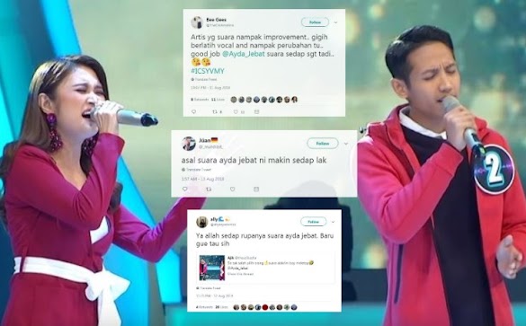 "Asal Suara Dia Makin Sedap?" - Netizen Terkejut Lihat Ayda Jebat 'Tarik' Lagu Balada