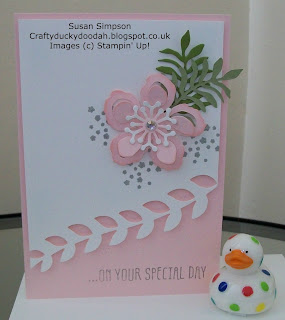 Stampin' Up! Made by Susan Simpson Independent Stampin' Up! Demonstrator, Craftyduckydoodah!, Botanical Blooms, Botanical Builder Framelits Dies, Botanicals For You,