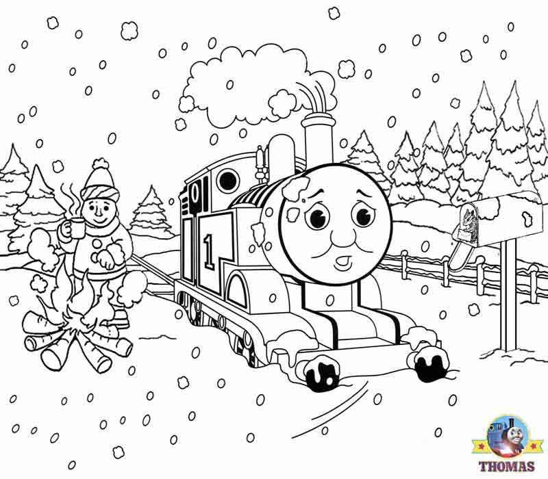 Free Christmas coloring pages for kids printable theme Xmas snow  title=