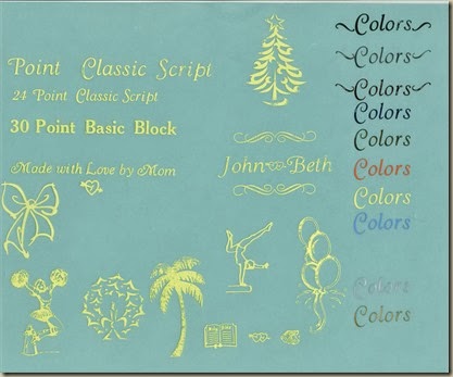 embossing fonts