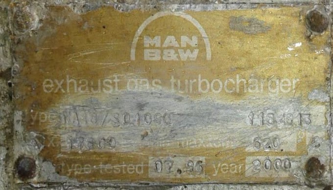 MAN B&W NR18/S01080 TURBOCHARGER