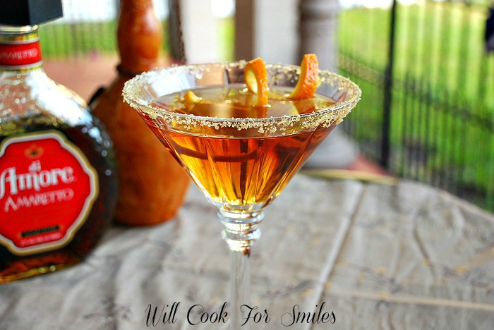 Amaretto Peach Martini - Will Cook For Smiles