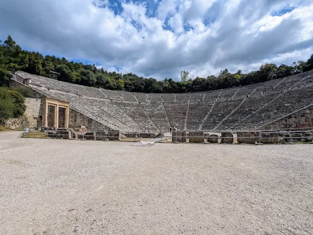 Things to do near Nafplio: the amphitheatre at Epidaurus