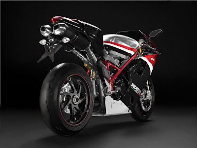 2010 Ducati 1198S Corse Special Edition Rear Angle View