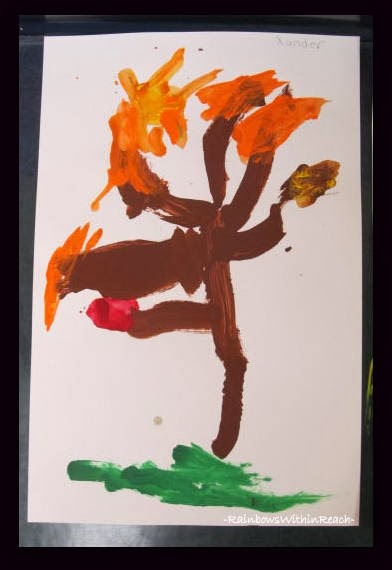 Fall Tree Painting via RainbowsWithinReach