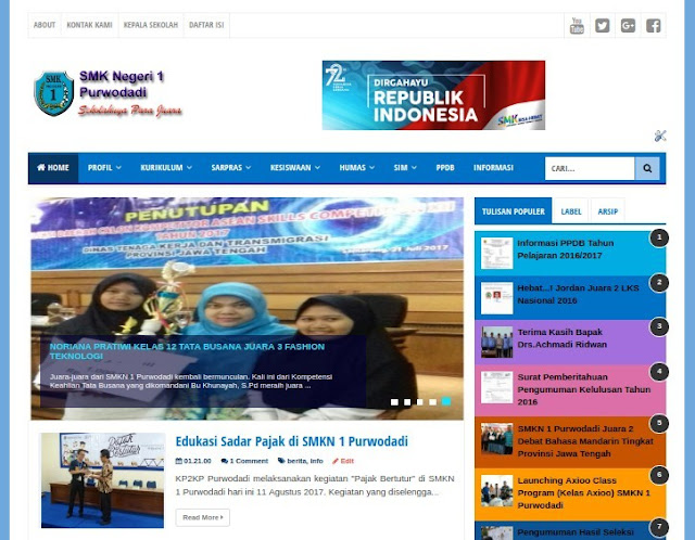 SOP Pengelolaan Website Sekolah 