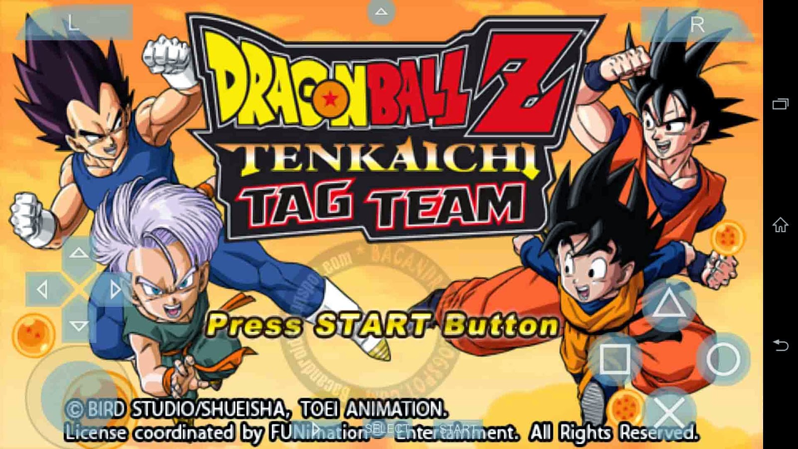 Download Game Dragonball Z Tenkaichi Tag Team PSP Android