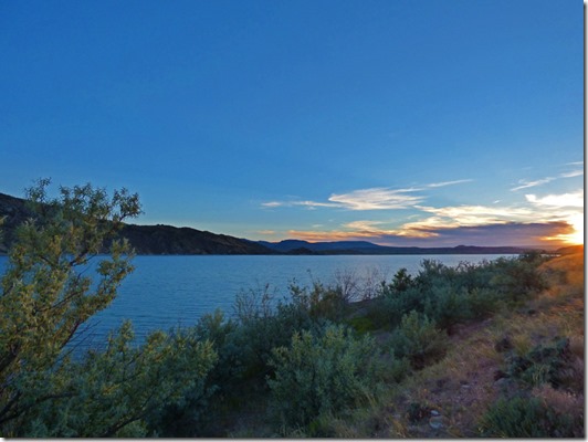 Sunset, Lucerne Campground, Flaming Gorge 