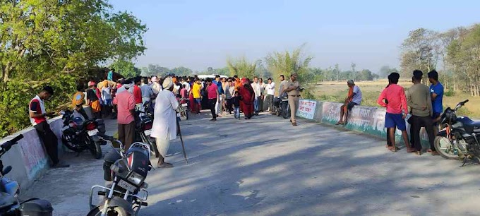 युवक के लगी गोली: झिलाही वजीरगंज मार्ग पर मिला शव के साथ बाइक व तमंचा