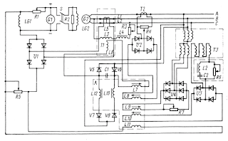 Принципиальная схема регулятора напряжения УБК-М