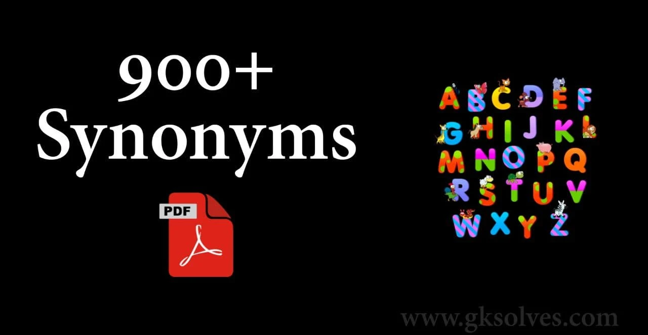 900+ Synonyms List in Pdf: Download প্রতিশব্দ তালিকা Pdf