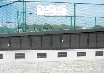 The Wildwoods Vietnam Memorial Wall in Wildwood - New Jersey