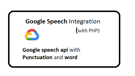 Google speech api with Punctuation and word timestamp