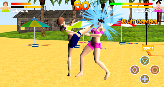 Volleyball Beach Girl Fight