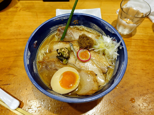 Ramen Nakago なかご (Tokyo, JAPAN) - One of top ranked ramen shop Akasaka signature soba Pure pork broth soy sauce