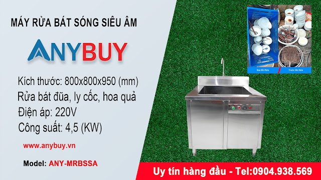 Máy rửa bát sóng siêu âm ANYBUY ANY MRBSSA