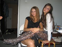 pantyhose candid feet girl