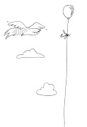 Labels: ingenuity cartoon fish hook worm comic drawing flying clouds balloon (flyingfish)