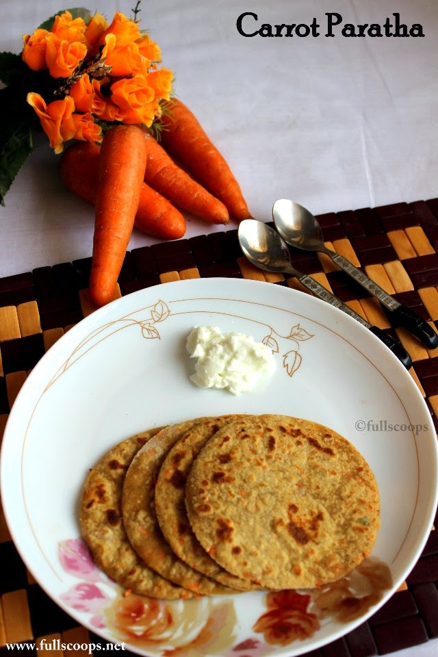 Carrot Paratha