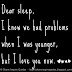 Dear sleep, I know we had problems when I was younger, but I love you now. 