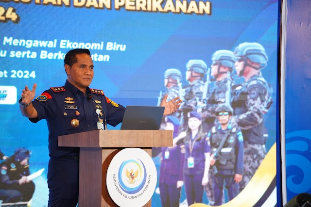 Kapal Pengawas KKP Berhasil Evakuasi Kapal Kargo di Laut Aru